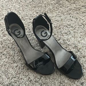 Black Guess Chunky Heels